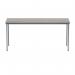 Polaris Rectangular Multipurpose Table 1600x600x730mm Alaskan Grey Oak/Silver KF77903 KF77903