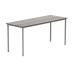 Polaris Rectangular Multipurpose Table 1660x90x680mm Alaskan Grey Oak/Silver KF77903 KF77903