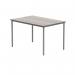 Polaris Rectangular Multipurpose Table 1200x800x730mm Alaskan Grey Oak/Silver KF77904 KF77904