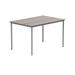 Polaris Rectangular Multipurpose Table 1280x90x880mm Alaskan Grey Oak/Silver KF77904 KF77904