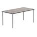 Polaris Rectangular Multipurpose Table 1680x90x880mm Alaskan Grey Oak/Silver KF77905 KF77905