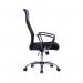 Jemini Carlos Mesh Back Chair with Arms 650x650x1090mm Black KF77909 KF77909