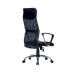 Jemini Carlos Mesh Back Chair with Arms 650x650x1090mm Black KF77909 KF77909