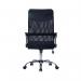 Jemini Carlos Mesh Back Chair with Arms 650x650x1090mm Black KF77909 KF77909