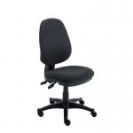 Polaris Nesta Operator Chair 2 Lever Upholstered 590x555x1090mm Charcoal KF77948 KF77948