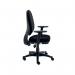 Polaris Nesta Operator Chair 2 Lever Upholstered 590x555x1090mm Black KF77949 KF77949