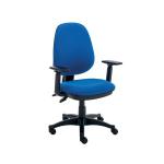 Polaris Nesta Operator Chair 2 Lever Upholstered 590x555x1090mm Black KF77949 KF77949