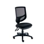 Polaris Nesta Mesh Back Operator Chair 2 Lever 590x900x1050mm Black KF77950 KF77950