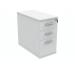 Polaris 3 Drawer Desk High Pedestal 480x745x880mm Arctic White KF78023 KF78023