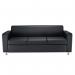 Jemini Iceberg 3 Seater Sofa 1930x750x800mm Polyurethane Black KF78026 KF78026