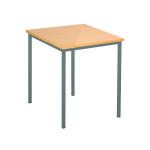 Serrion Square Table 750x726x750mm Beech KF78094 KF78094