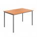 Serrion Rectangular Table 1200x726x750mm Beech KF78096 KF78096