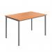 Serrion Rectangular Table 1200x726x750mm Beech KF78096 KF78096