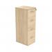 Polaris 4 Drawer Filing Cabinet 460x600x1358mm Canadian Oak KF78106 KF78106