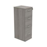 Polaris 4 Drawer Filing Cabinet 460x600x1358mm Alaskan Grey Oak KF78108 KF78108