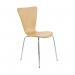 Jemini Picasso Wooden Chair Beech/Chrome KF78109 KF78109