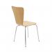 Jemini Picasso Wooden Chair Beech/Chrome KF78109 KF78109