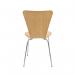 Jemini Picasso Wooden Chair Beech/Chrome KF78109 KF78109