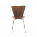Jemini Picasso Wooden Chair WalnutChrome KF78110 KF78110