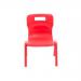 Titan One Piece Classroom Chair 360x320x513mm Red KF78502 KF78502