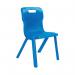 Titan One Piece Classroom Chair 360x320x513mm Blue KF78503 KF78503