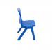 Titan One Piece Classroom Chair 360x320x513mm Blue KF78503 KF78503