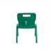 Titan One Piece Classroom Chair 360x320x513mm Green KF78504 KF78504