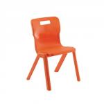 Titan One Piece School Chair Size 1 Orange KF78506