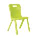 Titan One Piece School Chair Size 1 Lime (All in one plastic construction) KF78508