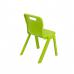 Titan One Piece Classroom Chair Size 2 363x343x563mm Lime KF78512 KF78512