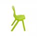 Titan One Piece Classroom Chair Size 2 363x343x563mm Lime KF78512 KF78512