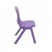 Titan One Piece Classroom Chair 435x384x600mm Purple KF78514 KF78514