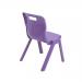 Titan One Piece Classroom Chair 435x384x600mm Purple KF78514 KF78514
