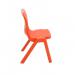 Titan One Piece Classroom Chair 435x384x600mm Orange KF78515 KF78515