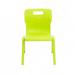 Titan One Piece Classroom Chair 435x384x600mm Lime KF78516 KF78516