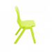 Titan One Piece Classroom Chair 435x384x600mm Lime KF78516 KF78516