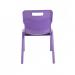 Titan One Piece Classroom Chair 432x408x690mm Purple KF78518 KF78518