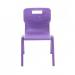 Titan One Piece Classroom Chair 432x408x690mm Purple KF78518 KF78518