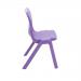 Titan One Piece Classroom Chair 432x408x690mm Purple KF78518 KF78518