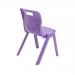 Titan One Piece Classroom Chair 432x408x690mm Purple KF78518 KF78518