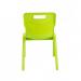 Titan One Piece Classroom Chair 432x408x690mm Lime KF78520 KF78520