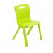 Titan One Piece Classroom Chair 432x407x690mm Lime (Pack of 30) KF78625