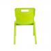 Titan One Piece Classroom Chair 432x408x690mm Lime KF78520 KF78520