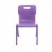 Titan One Piece Classroom Chair 480x486x799mm Purple KF78522 KF78522