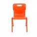 Titan One Piece Classroom Chair 480x486x799mm Orange KF78523 KF78523