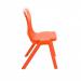 Titan One Piece Classroom Chair 480x486x799mm Orange KF78523 KF78523