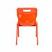 Titan One Piece Classroom Chair 480x486x799mm Orange KF78523 KF78523