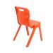 Titan One Piece Classroom Chair 480x486x799mm Orange KF78523 KF78523