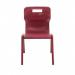Titan One Piece School Chair Size 5 Burgundy KF78528 KF78528