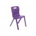 Titan One Piece Classroom Chair 482x510x829mm Purple KF78529 KF78529